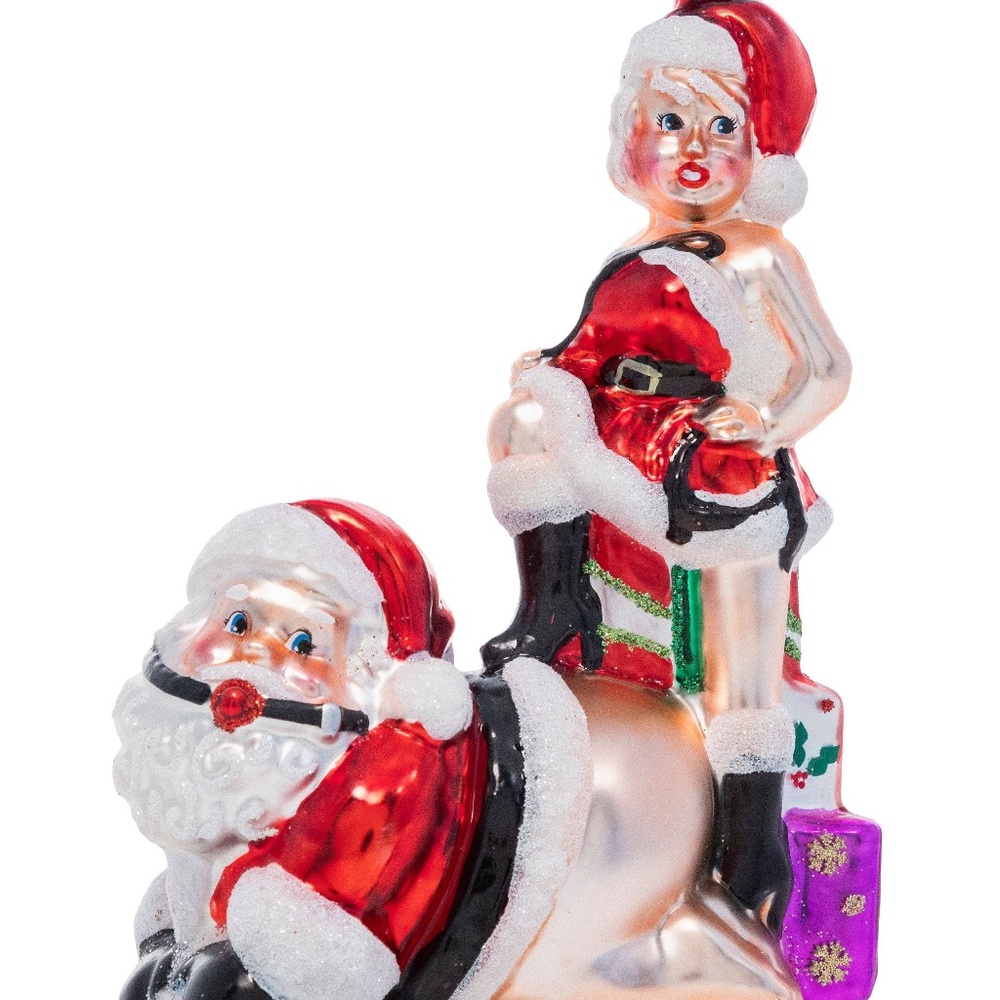 Submissive Santa Ornament